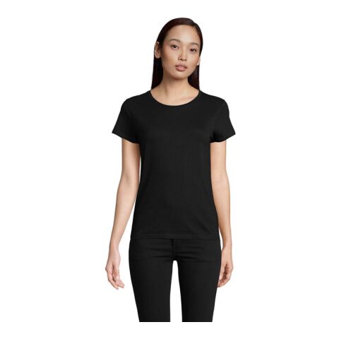 PIONEER WOMEN T-Shirt 175g tiefschwarz | S | 1-color Siebdruck | Rückseite | 280 mm x 400 mm | Nicht verfügbar