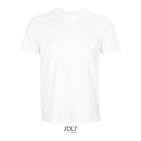 ODYSSEY Uni  T-shirt 170g weiß recycelt | S | 1-farbiger Siebdruck | Vorderseite Brust | 100 mm x 100 mm | Nicht verfügbar