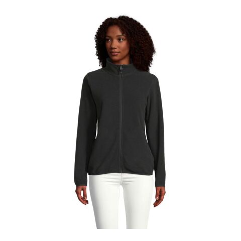 FACTOR Damen Jacke 280gr schwarz | L | Bestickung | Vorderseite Brust | 100 mm x 100 mm | 100