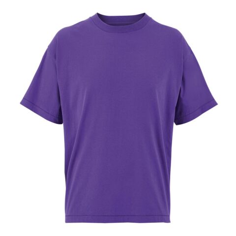 Mid Ocean Germany GmbH Werbeartikel LEGACY OVERSIZED T-SHIRT – dunkellila – 3XL – mit Logo bedruckt