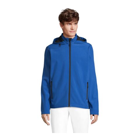 RACE MEN HOODED JACKET königsblau | M | ohne Werbeanbringung