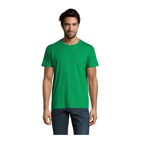 IMPERIAL MEN T-Shirt 190g kelly grün | S | 1-farbiger Siebdruck | Linker Arm | 100 mm x 70 mm | Nicht verfügbar