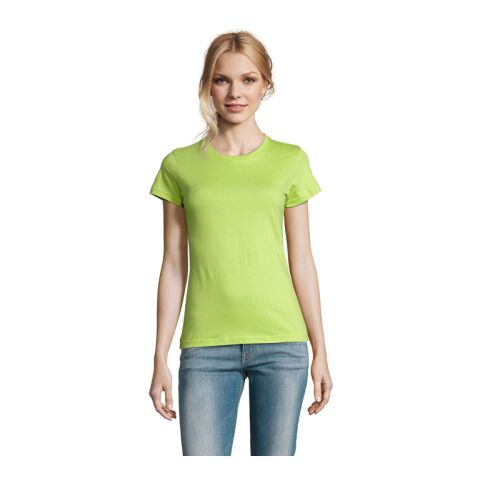 IMPERIAL WOMEN T-Shirt 190g apfelgrün | S | 1-farbiger Siebdruck | Vorderseite | 280 mm x 400 mm | Nicht verfügbar