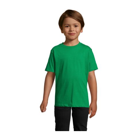 IMPERIAL KINDER T-SHIRT 190g kelly grün | L | 1-farbiger Siebdruck | Linker Arm | 60 mm x 50 mm | Nicht verfügbar
