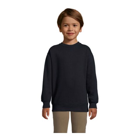 NEW SUPREME KINDER SWEATSHIRT 280g navy | L | 1-farbiger Siebdruck | Vorderseite | 200 mm x 200 mm | Nicht verfügbar