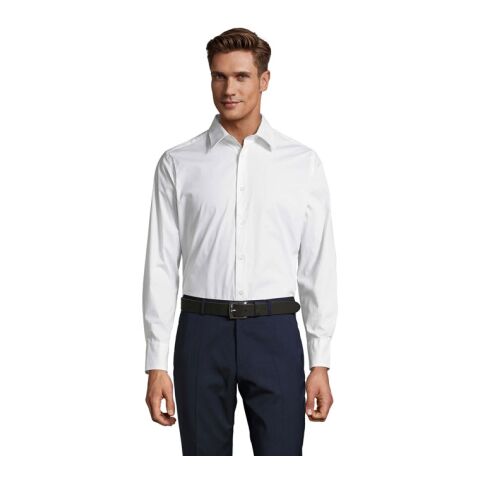 BRIGHTON herren shirt 140g weiß | 3XL | 1-farbiger Siebdruck | Brust links | 100 mm x 100 mm | Nicht verfügbar