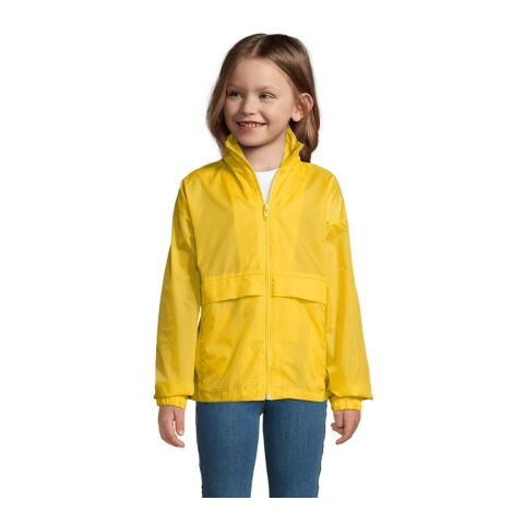 SURF KIDS WINDBREAKER 210g gold | XXL | 1-farbiger Siebdruck | Rückseite | 300 mm x 400 mm