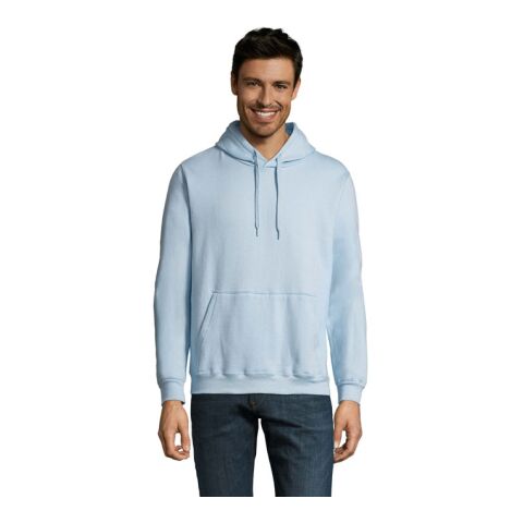 SNAKE Hoodie himmelblau | M | 1-farbiger Siebdruck | Unter der Kapuze | 280 mm x 300 mm | Nicht verfügbar