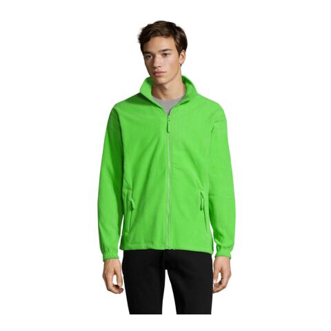 NORTH MEN Fleece-Jacke limette | L | Digital Transferdruck | Rechter Arm | 50 mm x 50 mm | 49