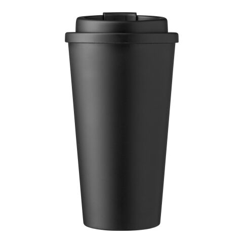 Werbeartikel PP to go Becher (475 ml) Mackenzie, Kaffeebecher in verschiedenen Farben – schwarz – mit Logo bedruckt