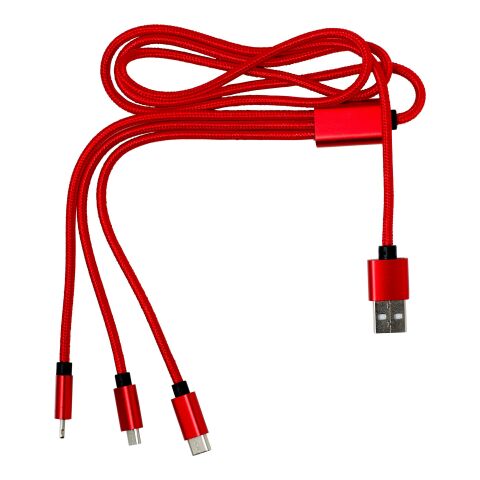 3-in-1 Ladekabel &#039;Belfast&#039; aus Aluminium und Nylon 