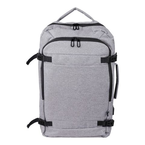 rPET-Polyester (300D) Rucksack Malcolm Hellgrau | ohne Werbeanbringung | Nicht verfügbar | Nicht verfügbar