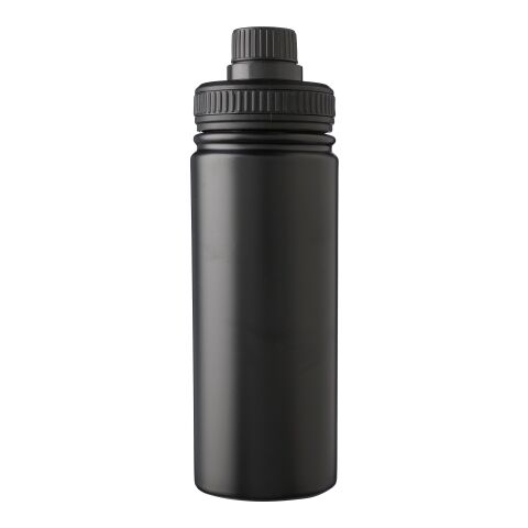 Doppelwandige Edelstahl-Trinkflasche 500 ml Tschad Schwarz | ohne Werbeanbringung | Nicht verfügbar | Nicht verfügbar