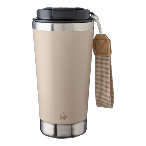 Doppelwandiger Trinkbecher aus recyceltem Edelstahl 500 ml Kayla