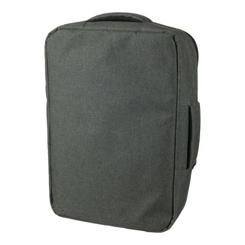 rPET (300D) Polyester Laptop-Rucksack Eulalia Schwarz | ohne Werbeanbringung | Nicht verfügbar | Nicht verfügbar