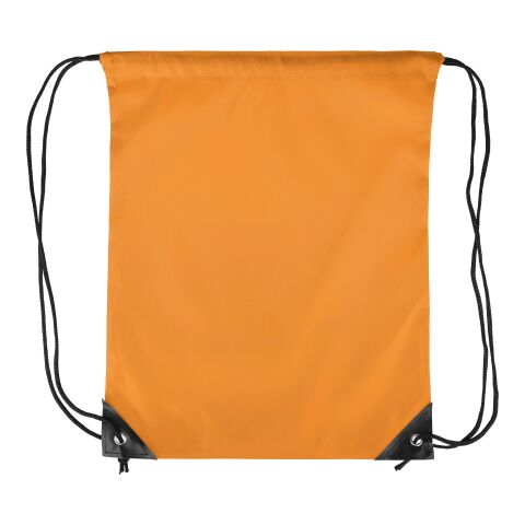 210D Polyester Kordelzug Rucksack Isolde Orange | ohne Werbeanbringung | Nicht verfügbar | Nicht verfügbar