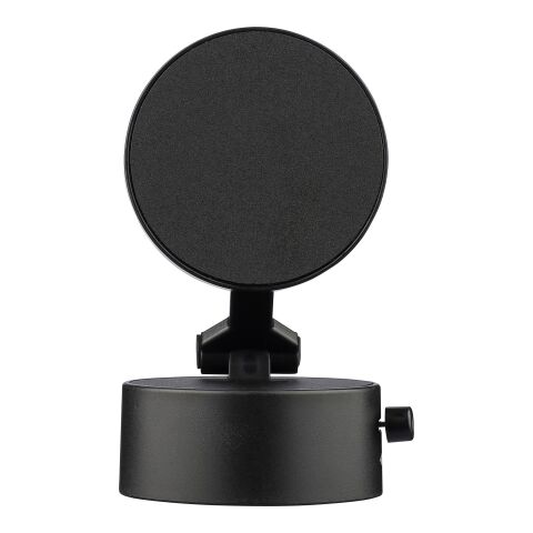 Werbeartikel Recycelter ABS MagSafe magnetischer Handyhalter Nadia – schwarz – mit Logo bedruckt