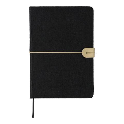 Notizbuch aus recyceltem Filz (A5) Dario Schwarz | ohne Werbeanbringung | Nicht verfügbar | Nicht verfügbar