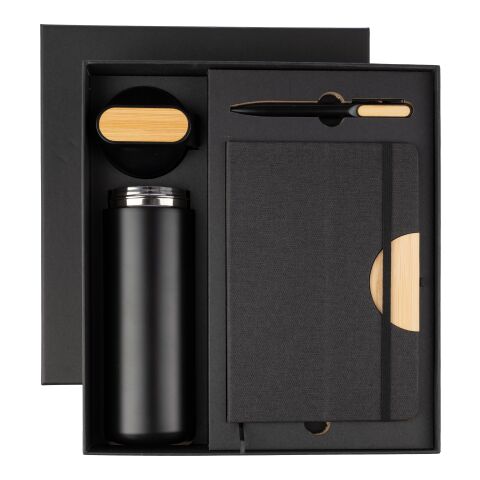 Schwarze Karton-Geschenkbox Kurt