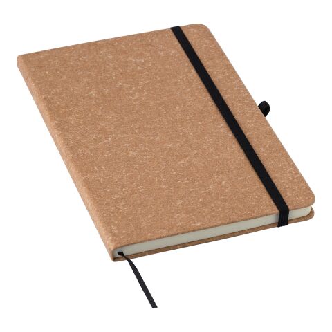 Notizbuch aus recyceltem Leder (A5) Gianna Schwarz | ohne Werbeanbringung | Nicht verfügbar | Nicht verfügbar