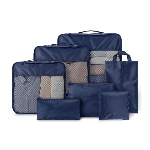 Reiseorganizer-Set Packio | Recycelt | 7 St. Blau