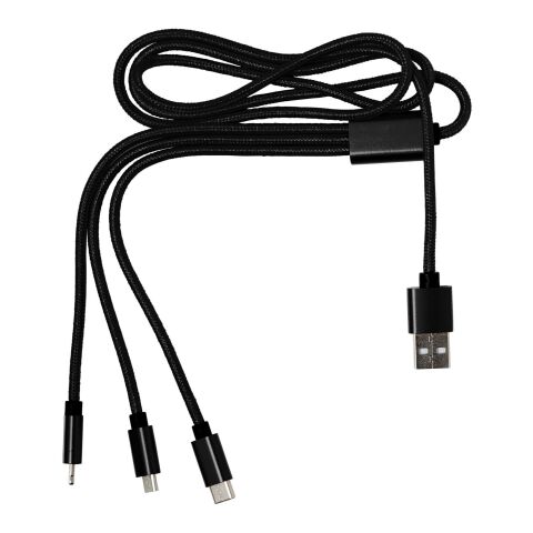 3-in-1 Ladekabel 'Belfast' aus Aluminium und Nylon