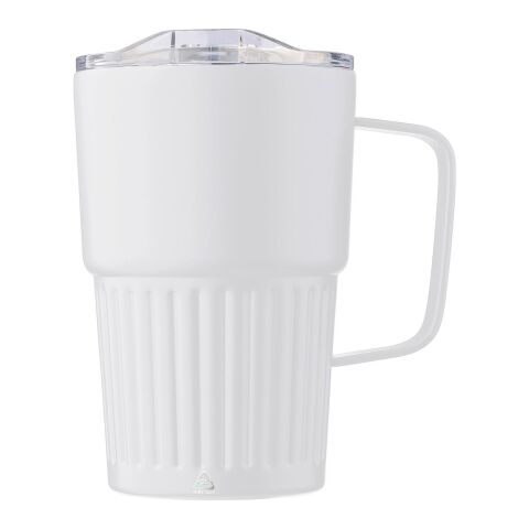 Recycelter Edelstahl-Reisebecher mit doppelter Wand (450 ml) von Calo 