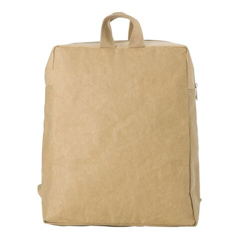 Laminierter Papierrucksack &#039;Buddy&#039; mit Isolierfunktion Braun | ohne Werbeanbringung | Nicht verfügbar | Nicht verfügbar