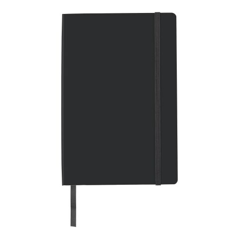 Werbeartikel Notizbuch ‘Storyteller’ aus PU – schwarz – mit Logo bedruckt