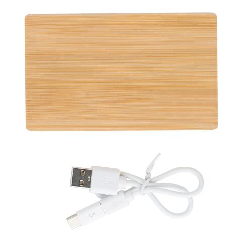 Powerbank &#039;Bamboo Power 1&#039; aus Bambus