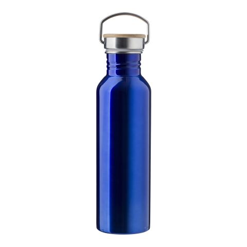 Edelstahl Trinkflasche Mohnblume Blau | ohne Werbeanbringung | Nicht verfügbar | Nicht verfügbar