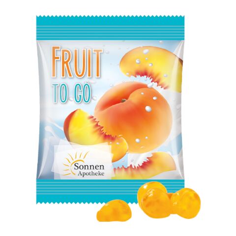 Minitüte 15g, Vitamin-Fruchtgummi weiß | ohne Werbeanbringung | Folie