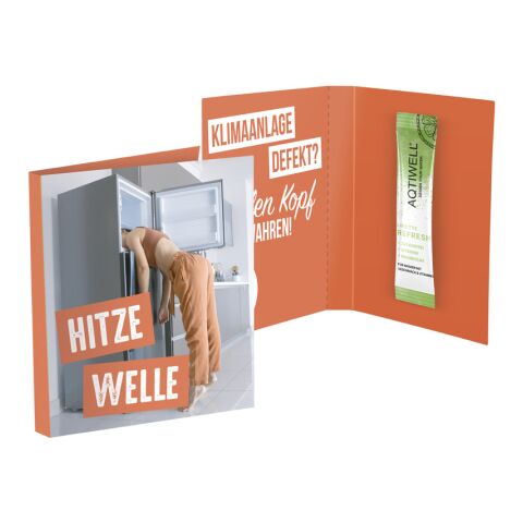 Fußball-Design Werbekarte Midi Aqtiwell® 4c Euroskala | Aqtiwell® REFRESH