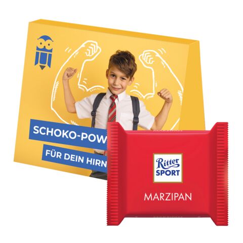 Werbekarte Midi Ritter SPORT 4c Euroskala | Ritter SPORT mini Marzipan