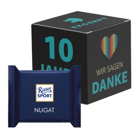 Werbewürfel Ritter SPORT mini ohne Werbeanbringung | Ritter SPORT mini Nugat