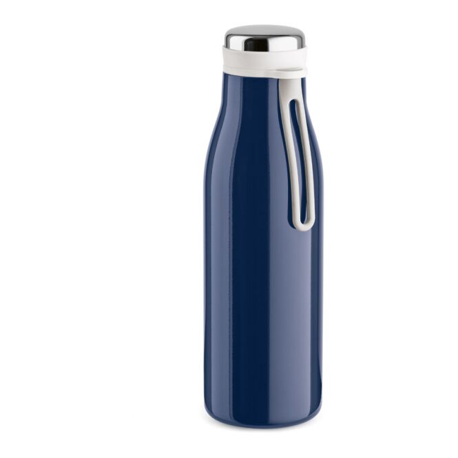 NONE Firmengeschenk Arkansas 500 Edelstahlflasche mit Gravur – Marineblau