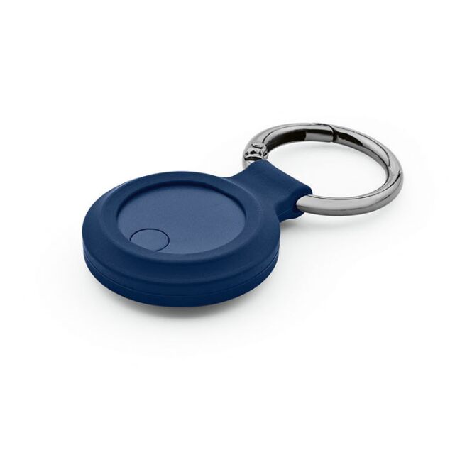 NONE Premium-Werbegeschenk SeekTag Tracker aus recyceltem ABS mit Marineblau