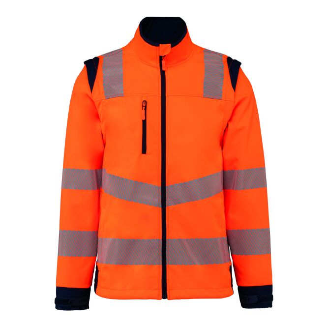 NONE Mitarbeitergeschenk Softshell-Sicherheitsjacke XS mit Logodruck
