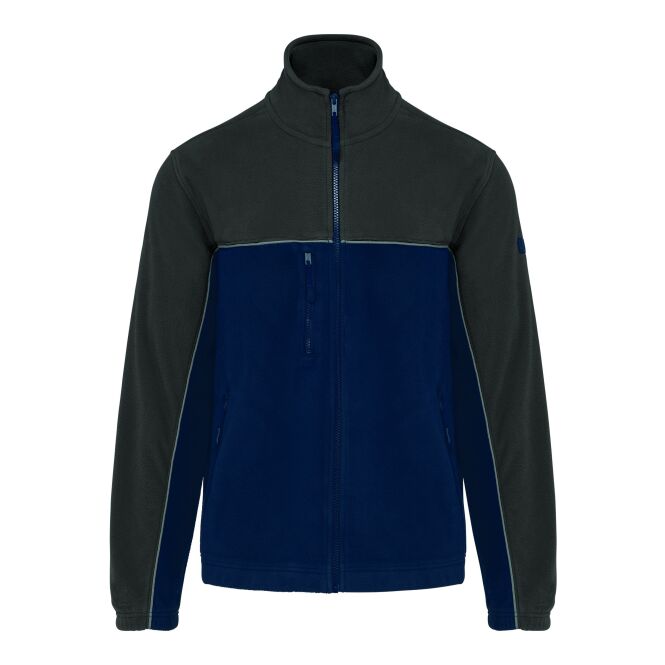NONE Mitarbeitergeschenk Fleecejacke mit Logodruck – atmungsaktives