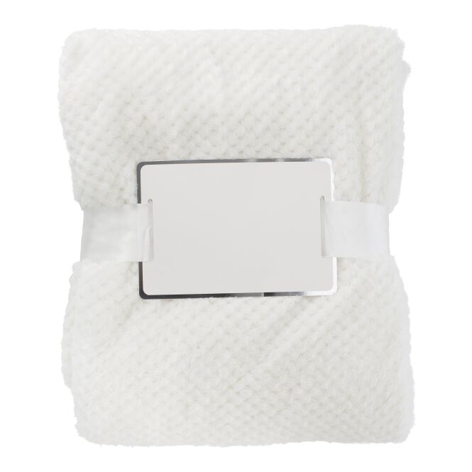 Fleece (230 gr/m²) Decke Nikolai beige