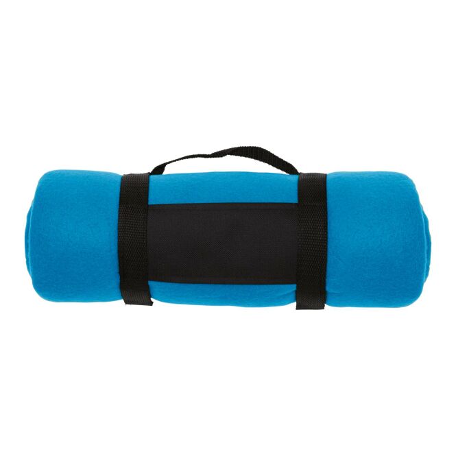 Fleece-Picknickdecke 'Central' Hellblau