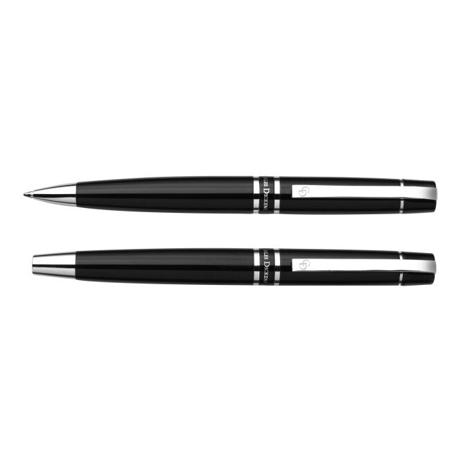 NONE Premium-Werbegeschenk Schreibset Leeds mit Gravur – Schwarz –