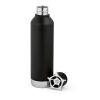 POD Spiglo Trinkflasche recy. Edelstahl 780 ml schwarz-silber | ohne Werbeanbringung