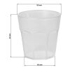 Trinkbecher "Tumble" weiß | ohne Werbeanbringung | Nicht verfügbar | Nicht verfügbar