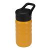 Knox 350 ml RCS Trinkflasche aus recyceltem, doppelwandigem Edelstahl mit Klappstrohhalm gelb