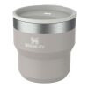 Stanley Stay Hot 295 ml Edelstahl isolierter, stapelbarer Camp Becher Standard | grau | ohne Werbeanbringung | Nicht verfügbar | Nicht verfügbar