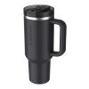 Stanley Quencher® ProTour 1180 ml Thermobecher aus recyceltem Edelstahl mit Flip Strohhalm schwarz