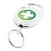Gerlos Schlüsselkette mit Rollerclip Standard | weiss | ohne Werbeanbringung | Nicht verfügbar | Nicht verfügbar | Nicht verfügbar