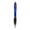 Nash Kugelschreiber farbig mit Softtouch Priority | blau-schwarz | Digitaldruck | Schaft gesamte Länge | 60 mm x 8 mm