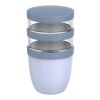 Mepal Ellipse Dreiteiliger, 500 ml + 2 x 200 ml isolierter Lunchpot Standard | blau | ohne Werbeanbringung | Nicht verfügbar | Nicht verfügbar